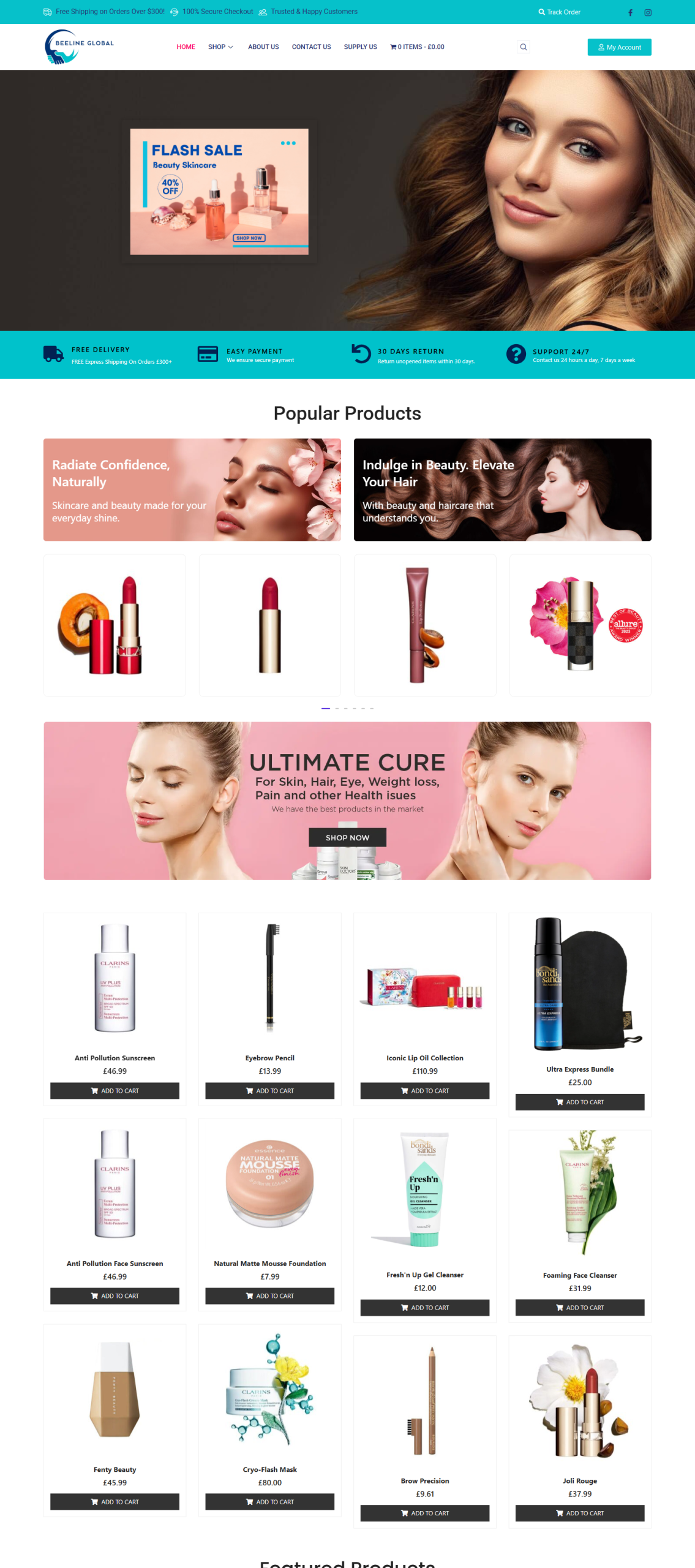Shopify store design