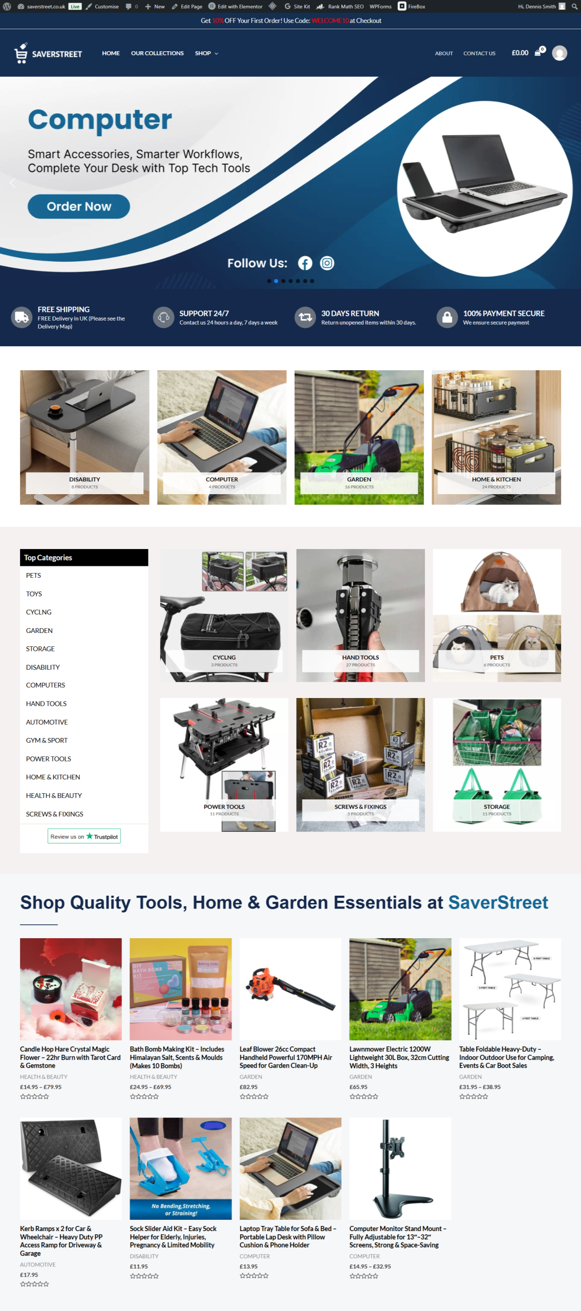 Shopify store design
