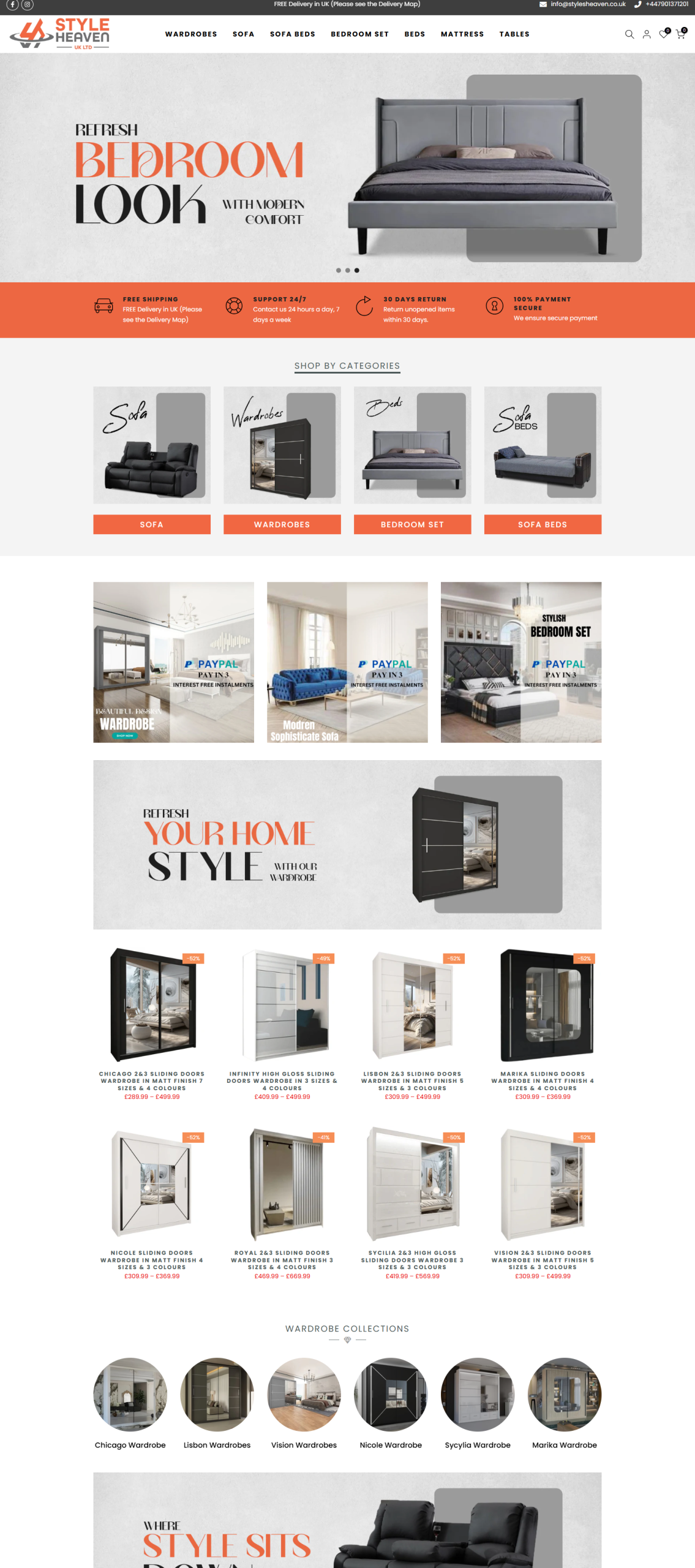 Shopify store design